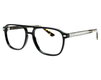 Óculos de Grau F. Sinclair Preto Marrom Tartaruga FS25094 C02-54