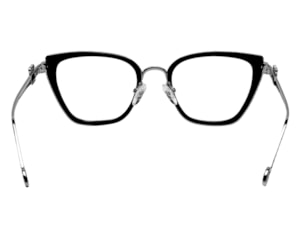 Óculos de Grau F. Sinclair Preto Prata MB1512 C2-50