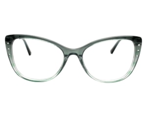 Óculos de Grau F. Sinclair Verde Translúcido RY92008 C5-52