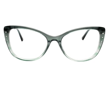 Óculos de Grau F. Sinclair Verde Translúcido RY92008 C5-52
