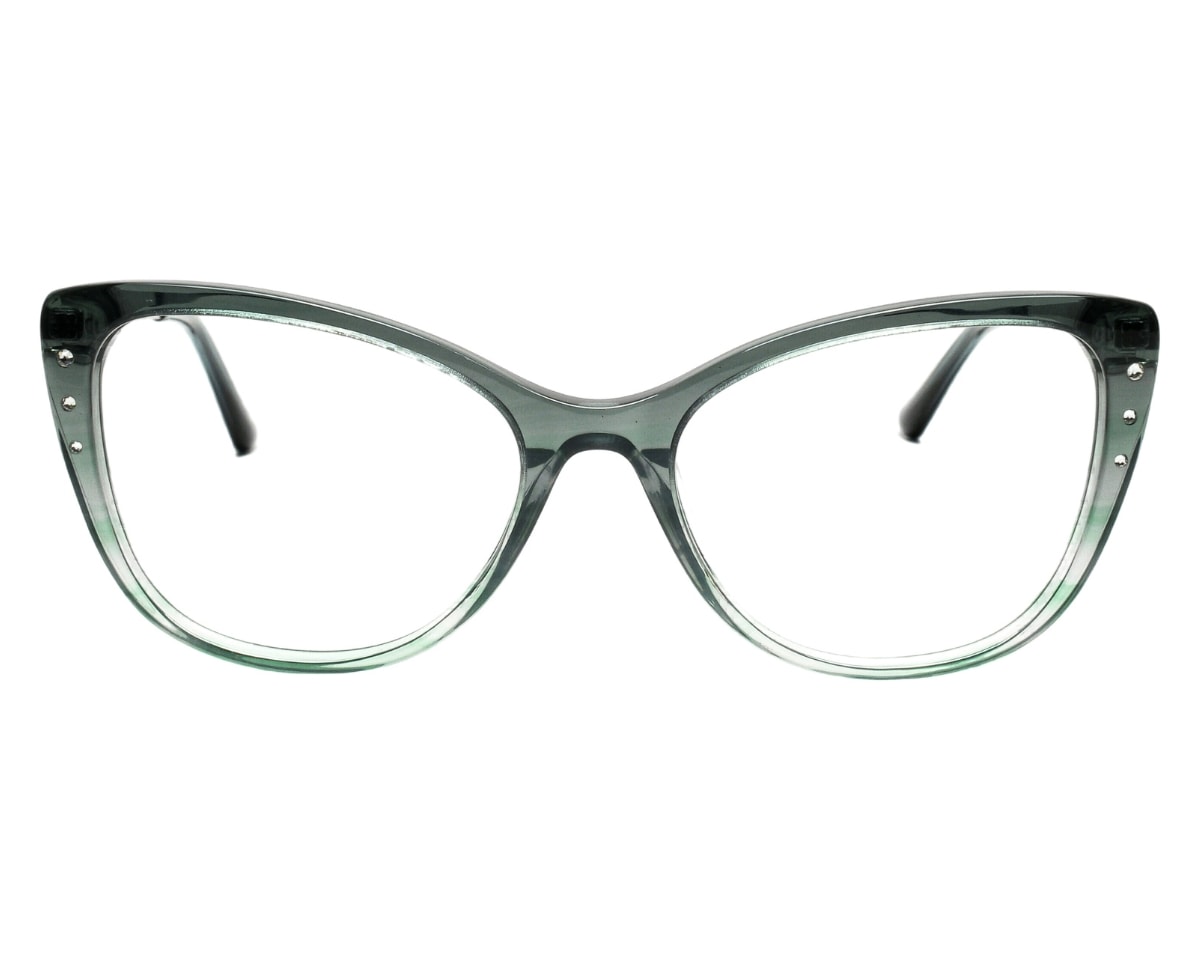 Óculos de Grau F. Sinclair Verde Translúcido RY92008 C5-52