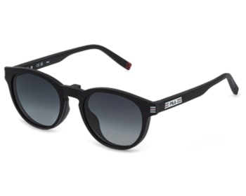 Óculos de Grau Fila Clip On Preto Fosco Polarizado UFID07 U28P-51