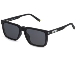 Óculos de Grau Fila Clip On Preto Fosco Polarizado UFID08 U28Z-56