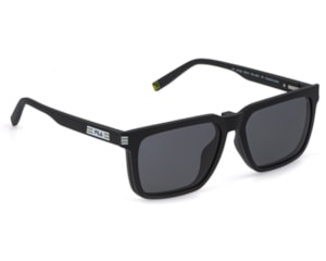 Óculos de Grau Fila Clip On Preto Fosco Polarizado UFID08 U28Z-56