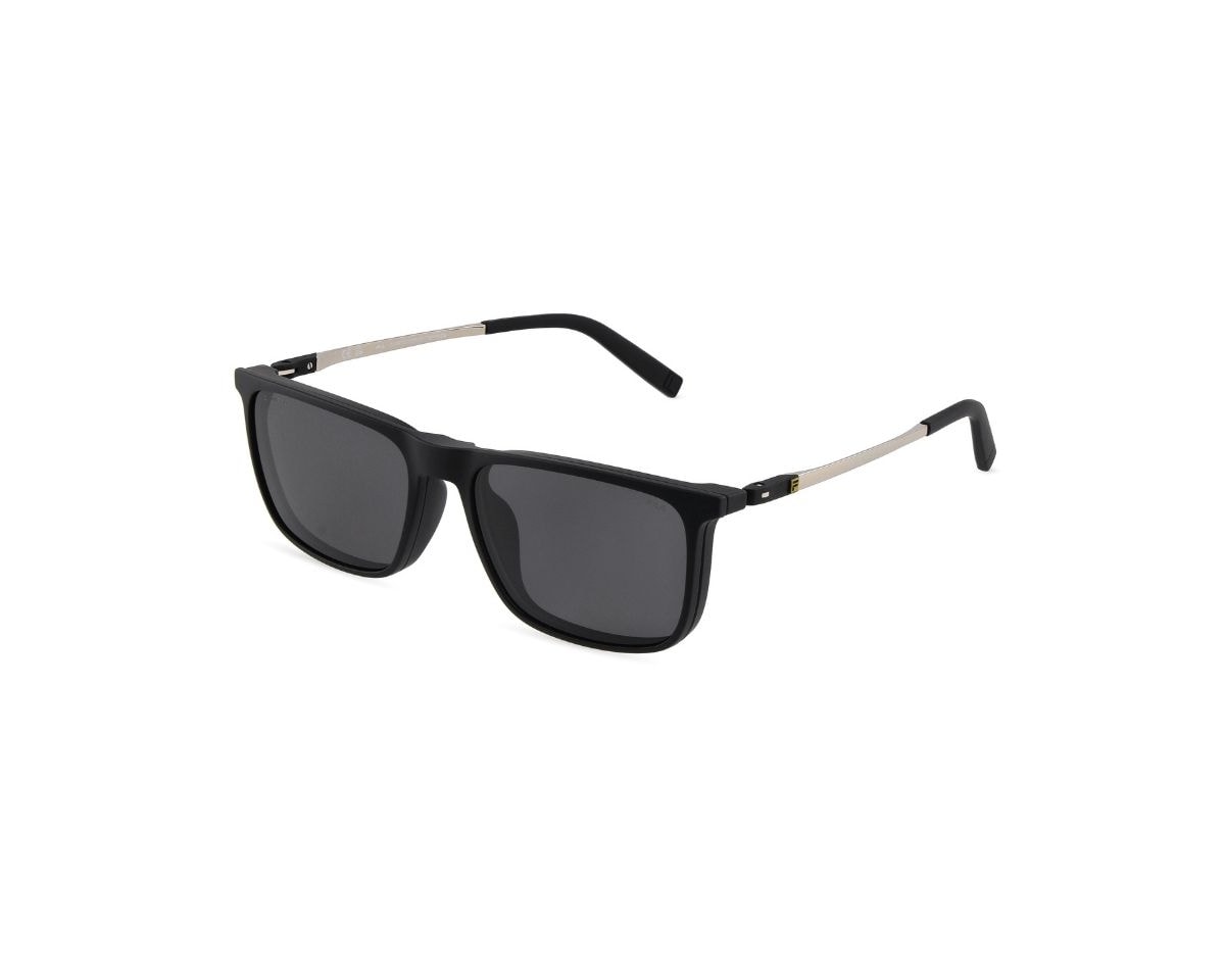 Óculos de Grau Fila Clip On Preto Fosco Polarizado UFIF21 U28P-56
