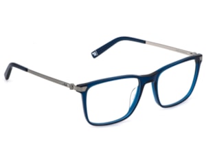 Óculos de Grau Fila Flexible Steel Azul Translúcido VFIB01 0AGQ-55