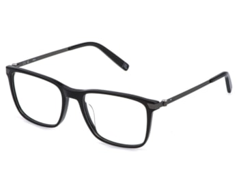 Óculos de Grau Fila Flexible Steel Preto Brilho VFIB01 0700-55