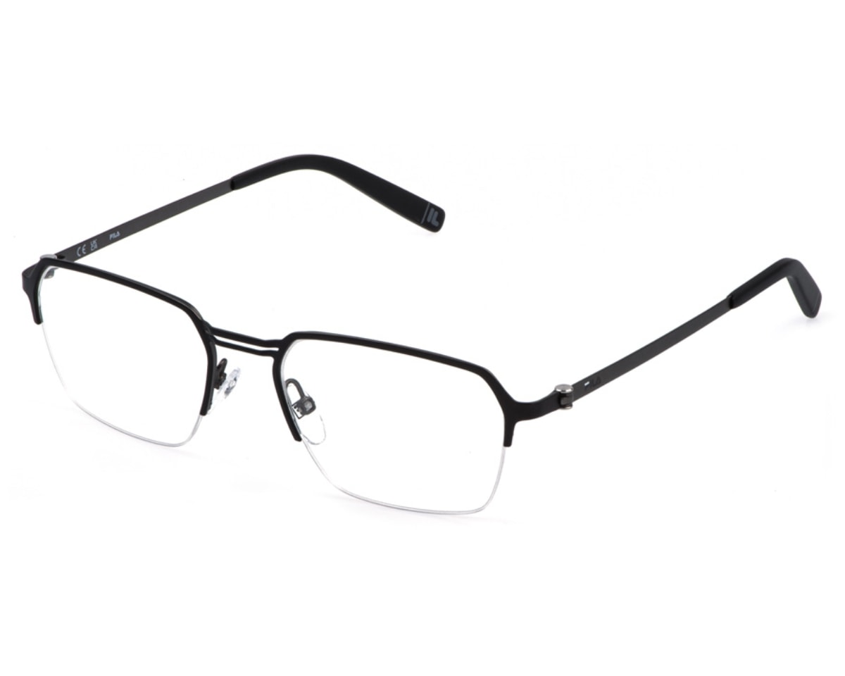 Óculos de Grau Fila Flexible Steel  Preto Fosco VFIA99 08H5-54