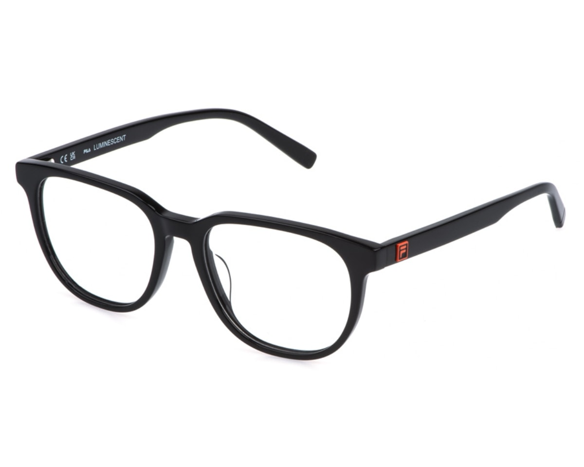 Óculos de Grau Fila Luminescent Preto Brilho VFID06 0700-52
