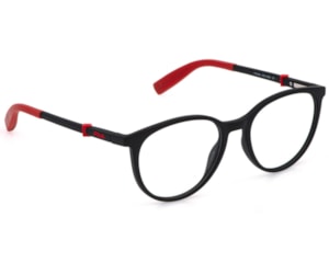 Óculos de Grau Fila Petite Preto Fosco Vermelho VFID44L 0U28-50
