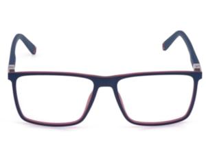 Óculos de Grau Fila Super Flex Azul Fosco Vermelho VFID14 01BT-56