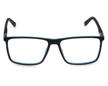 Óculos de Grau Fila Super Flex Preto Fosco VFID14 01DY-56