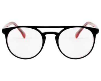 Óculos de Grau GAP Navy Azul Escuro Vermelho VGP006 0NAV-50