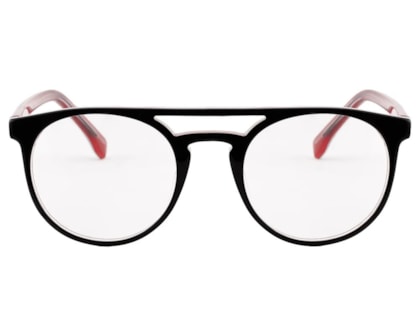 Óculos de Grau GAP Navy Azul Escuro Vermelho VGP006 0NAV-50