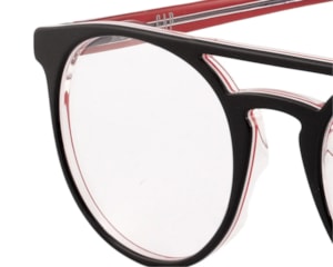 Óculos de Grau GAP Navy Azul Escuro Vermelho VGP006 0NAV-50