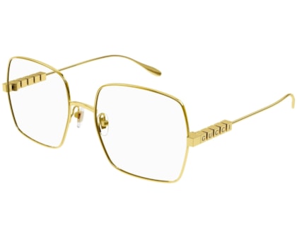 Óculos de Grau Gucci Dourado GG1434O 001-55