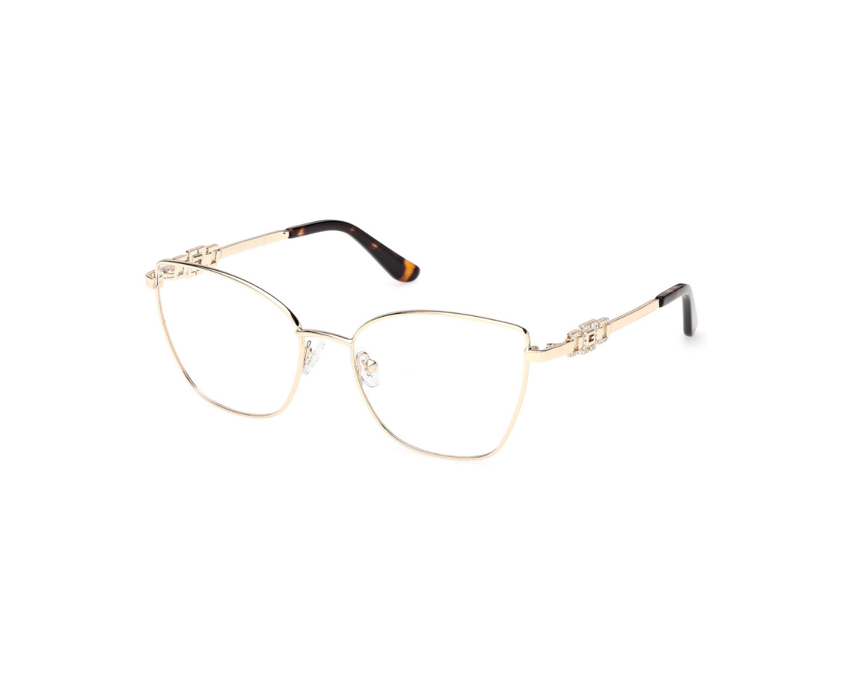 Óculos de Grau Guess Dourado Brilho GU50316 032-55