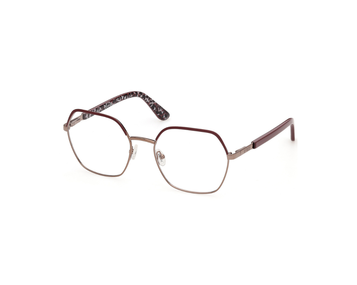 Óculos de Grau Guess Vinho Brilhante GU50443 070-55