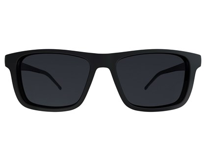 Óculos de Grau HB Clip On Switch 0351 Matte Black Polarized Gray
