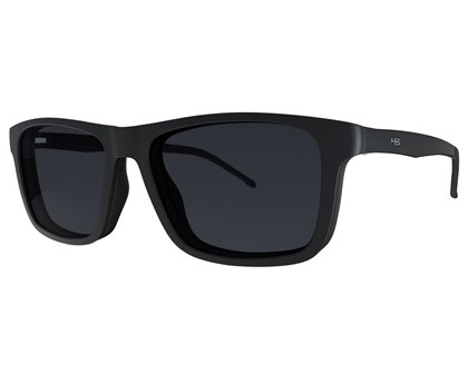 Óculos de Grau HB Clip On Switch 0351 Matte Black Polarized Gray