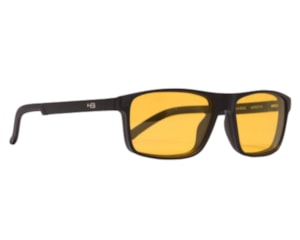 Óculos de Grau HB Clip On Switch 0538 Matte Print Carbon Fiber Gray/Night Driv Polarized