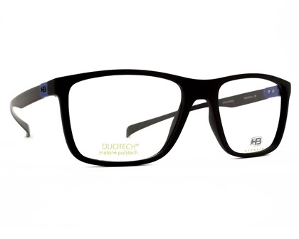 Óculos de Grau HB Duotech 93138 Matte Black/C. Fiber D Blue