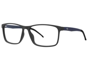 Óculos de Grau HB Polytech 0279 Matte Black Blue Print Carbon Fiber Demo