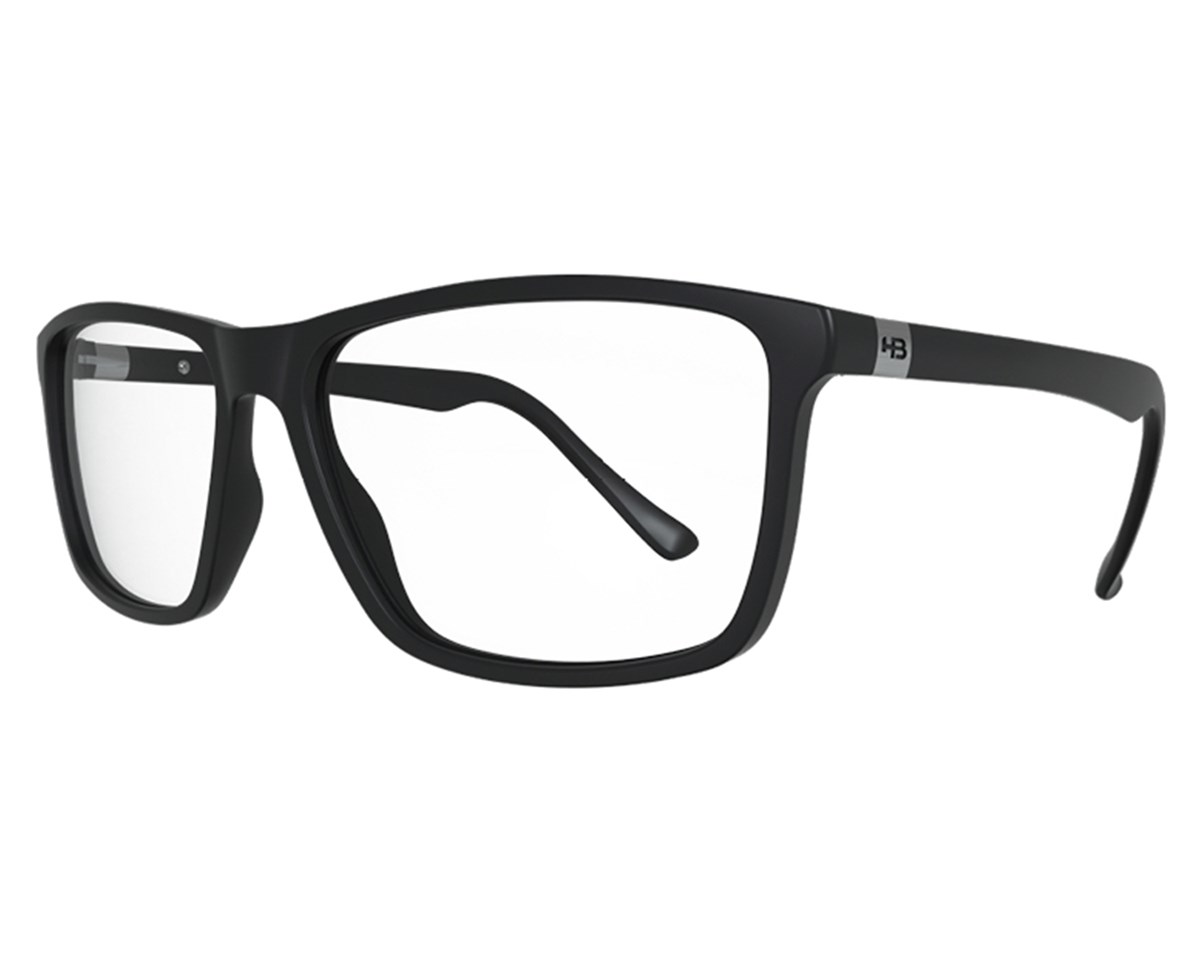 Óculos de Grau HB Polytech 0367 Matte Black Demo