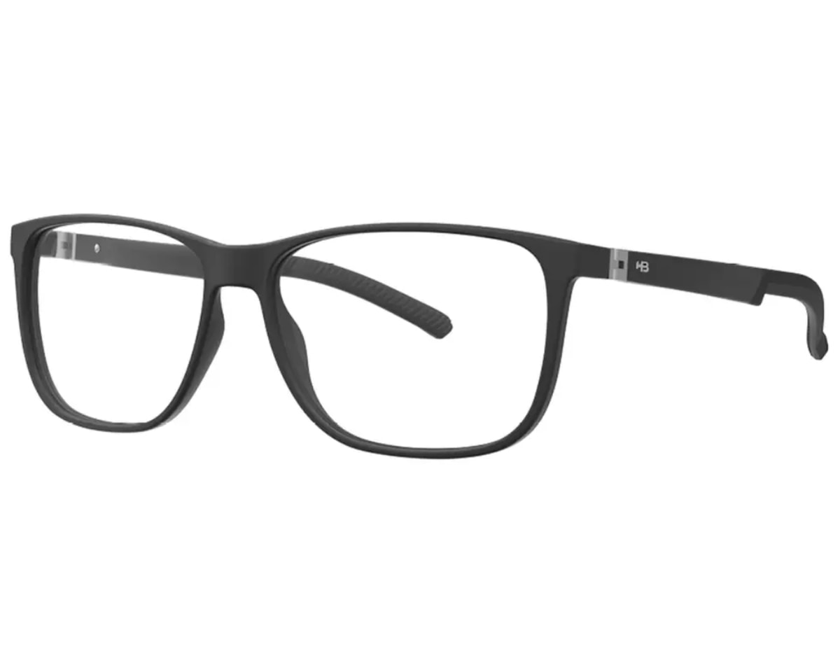 Óculos de Grau HB Polytech 0530 Matte Black Demo