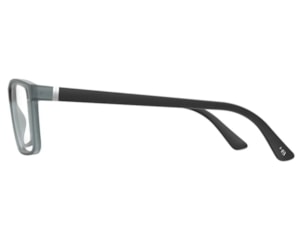 Óculos de Grau HB Polytech 3 0527 Matte Greenish Gray Black Demo