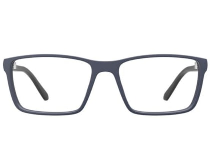 Óculos de Grau HB Polytech 3 0527 Matte Navy Print Carbon Demo