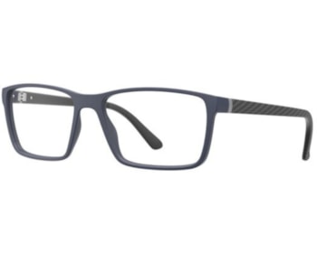 Óculos de Grau HB Polytech 3 0527 Matte Navy Print Carbon Demo