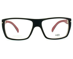Óculos de Grau HB Polytech 93023 Matte Graphite On Marsala 798/33