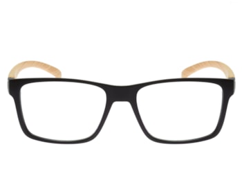 Óculos de Grau HB Polytech 93108 Matte Black Wood Demo