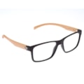 Óculos de Grau HB Polytech 93108 Matte Black Wo...