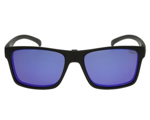 Óculos de Grau HB Switch Clip On 0339 Matte Black Polarized Blue