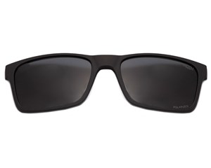 Óculos de Grau HB Switch Clip On 0339 Matte Black Polarized Gray
