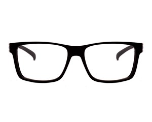 Óculos de Grau HB Switch Clip On Matte Black Espelhado Azul