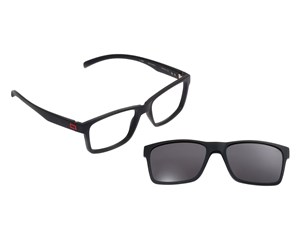Óculos de Grau HB Switch Clip On Matte Navy Polarized Gray
