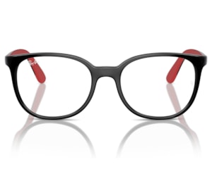 Óculos de Grau Infantil Ray Ban Black On Red RY1631 3928-45