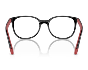 Óculos de Grau Infantil Ray Ban Black On Red RY1631 3928-45