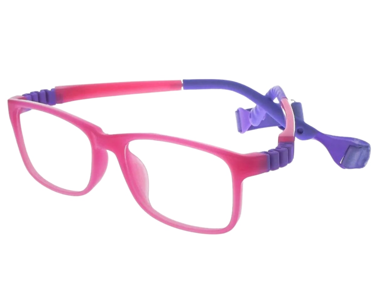 Óculos de Grau Infantil Sunkids Snap Fotocrômica Rosa Roxo D18290 21421-52