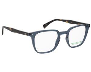 Óculos de Grau Levis Atemporal Azul Translúcido LV5078 PJP-50
