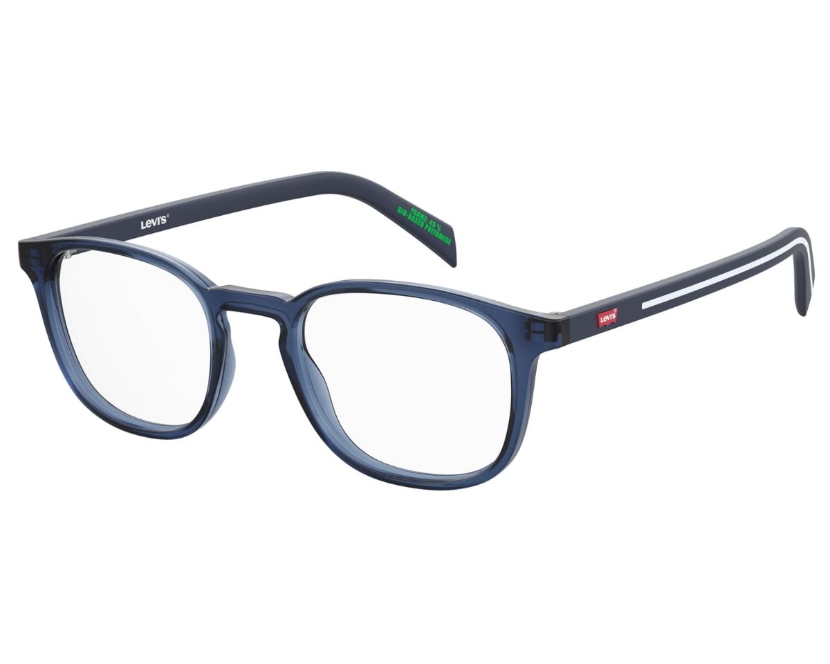 ヴァイス　ラブラブファイヤー！　SP Óculos de Grau Levis Azul Fosco LV5069 FLL-49 - Officina 7