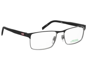 Óculos de Grau Levis Intemporal Preto Fosco LV5092 TI7-56