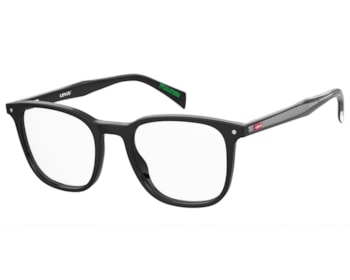 Óculos de Grau Levis Intemporal Preto Prata LV5064 807-50