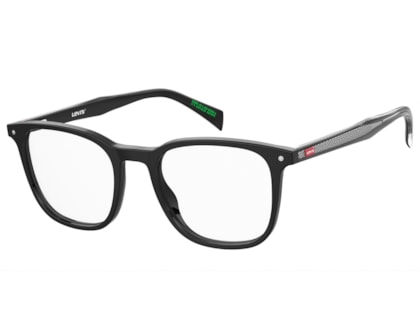 Óculos de Grau Levis Intemporal Preto Prata LV5064 807-50