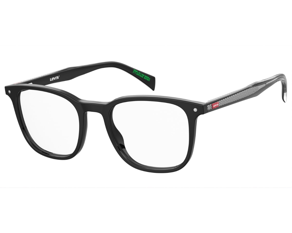 Óculos de Grau Levis Intemporal Preto Prata LV5064 807-50
