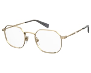 Óculos de Grau Levis Seasonal Dourado LV1064 J5G-50