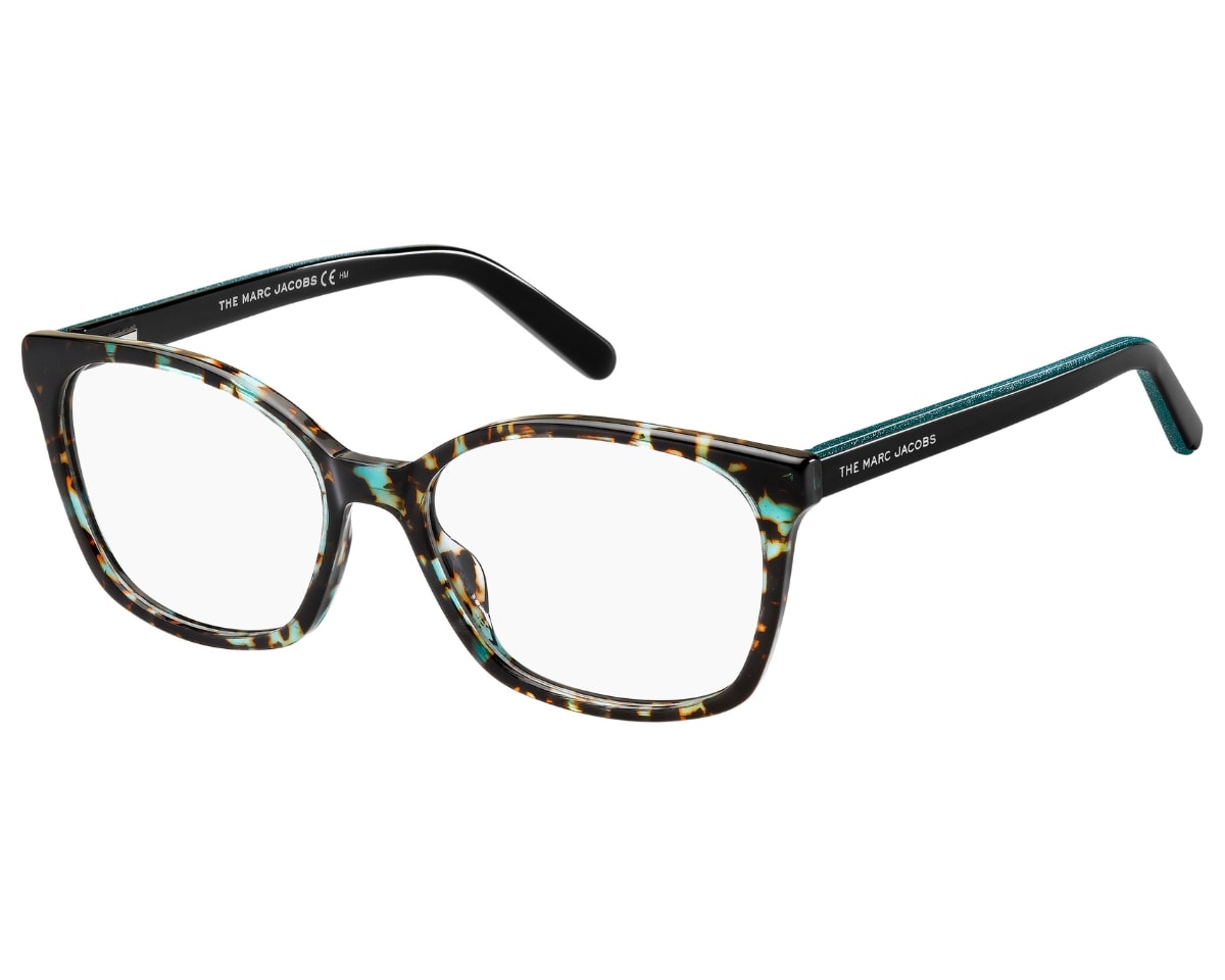 Óculos de Grau Marc Jacobs Contemporary Havana Preto MARC464 CVT-53